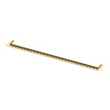 Product cut out image of the Abacus Elements Brushed Brass 700mm Infinity Waste Finishing Trim